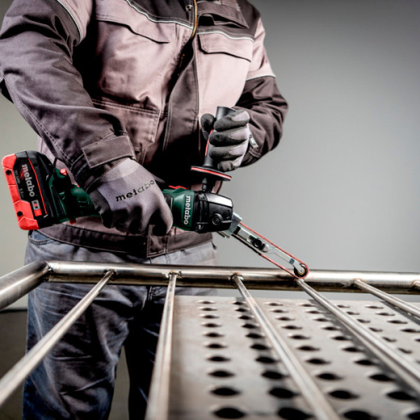 Акумуляторний стрічковий напилок Metabo BFVB 18 LTX BL 90, без акб в MetaBOX 145 L