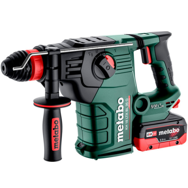 Акумуляторний перфоратор Metabo KH 18 LTX BL 35 Q, 2 акб LiHD 18 V 5.5 Ah, з/п ASC 145 AIR Cooled в MetaBOX 185 XL