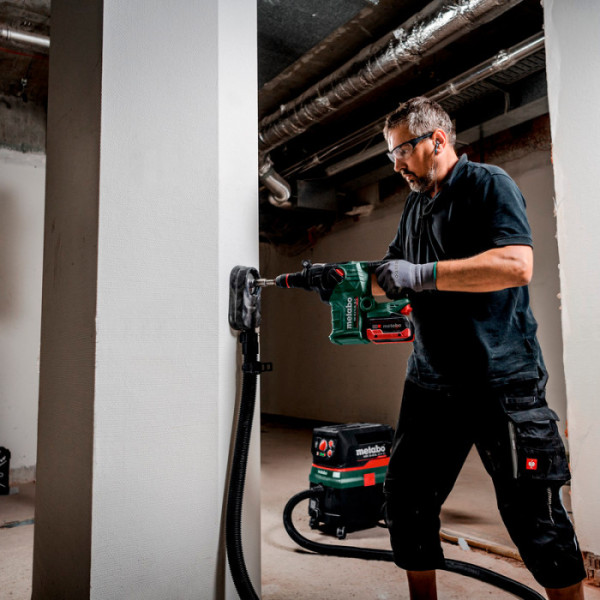 Акумуляторний перфоратор Metabo KH 18 LTX BL 35 Q, 2 акб LiHD 18 V 8 Ah, з/п ASC 145 AIR Cooled в MetaBOX 185 XL