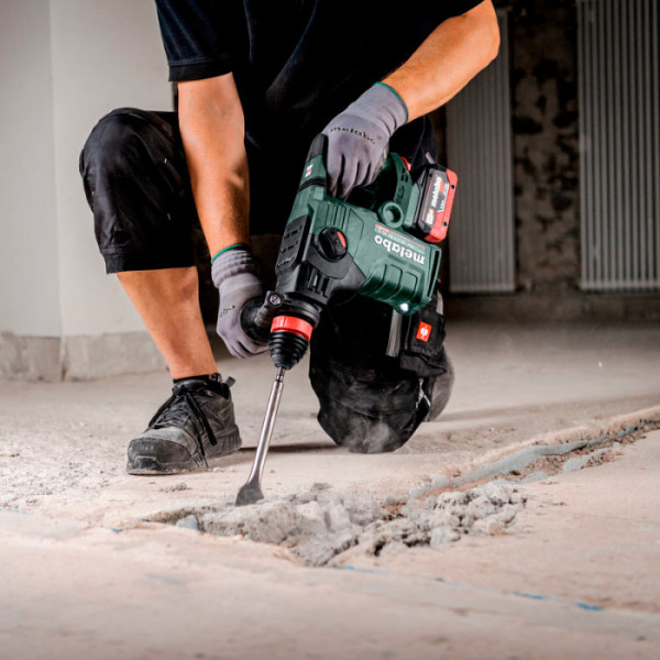 Акумуляторний перфоратор Metabo KH 18 LTX BL 35 Q, 2 акб LiHD 18 V 8 Ah, з/п ASC 145 AIR Cooled в MetaBOX 185 XL