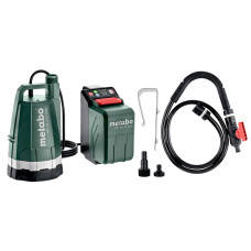 Акумуляторний занурювальний насос Metabo TPF 18 LTX 2200 із аксесуарами без акб і з/п