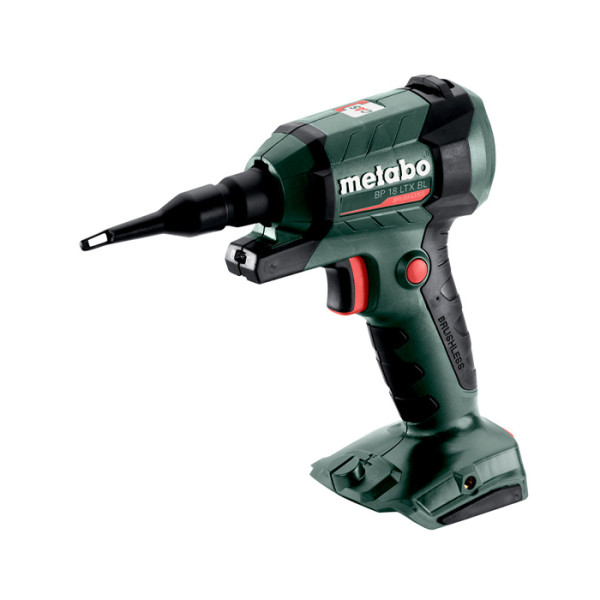 Акумуляторний продувний пістолет Metabo BP 18 LTX BL, без акб та з/п, комплект насадок