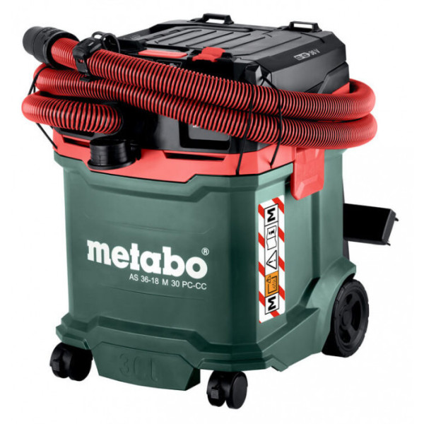 Акумуляторний пилосос Metabo AS 36-18 M 30 PC-CC без акб і з/п