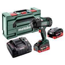 Акумуляторний ударний гайкокрут Metabo SSW 18 LTX 1450 BL у MetaBox з 2 акб LiHD 18V 5.5Ah і з/п ASC 145