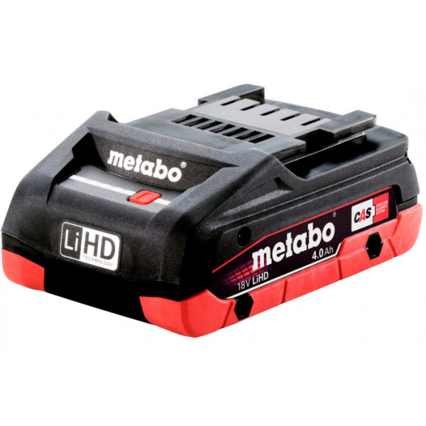 Базовий комплект Metabo: 3 акумулятори LiHD 18 V 4 Ah, з/п ASC 55
