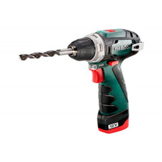 Акумуляторний дриль-шуруповерт Metabo POWERMAXX BS BASIC SET, 3 акб 12 В Li-Power 2.0 Ah, з/п, кейс