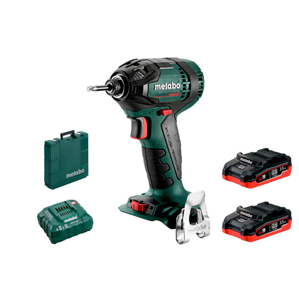 Акумуляторний ударний гайковерт Metabo SSD 18 LTX 200 BL, 2 акб 18 В LiHD 3.5 Ah, з/п, кейс