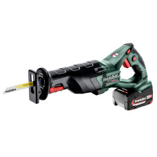 Акумуляторна шабельна пила Metabo SSE 18 LTX BL, 2 акб 18 В Li-Power 5.2 Ah, з/п, кейс