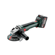 Акумуляторна кутова шліфмашина Metabo W 18 LT BL 11-125, 2 акб 4.0 Ah, з/п ASC 55, в metaBOX 165 L