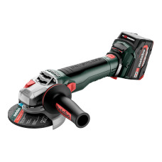Акумуляторна кутова шліфмашина Metabo WB 18 LT BL 11-125 Q, 2 акб 5.2 Ah, з/п ASC 145, в MetaBox 165 L